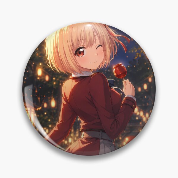 Item preview, Chisato Nishikigi Lycoris Recoil Lantern Festival Smile designed and sold by mildaclairmo.
