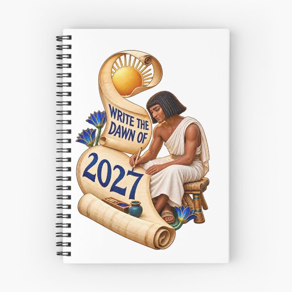 Item preview, Ancient Egyptian Dawn Scribe – New Year 2027 designed and sold by RAX Mirth Studio.