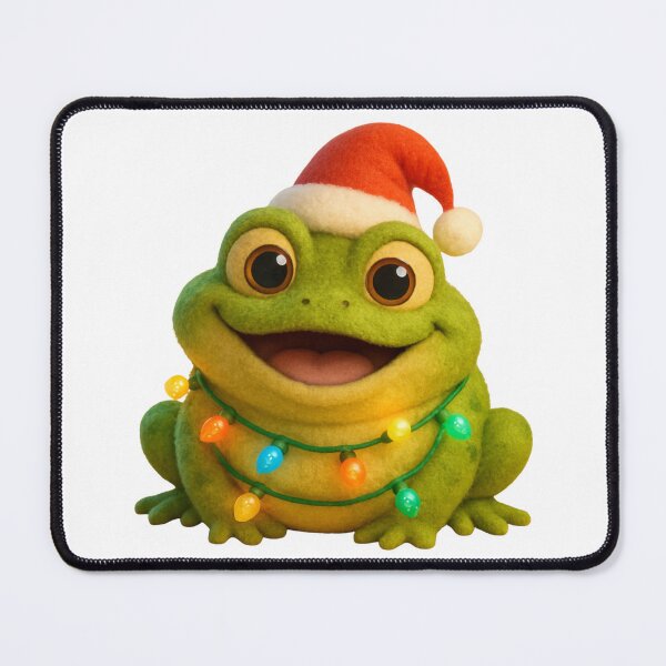 Item preview, Happy Bullfrog Christmas designed and sold by Sillytoe.