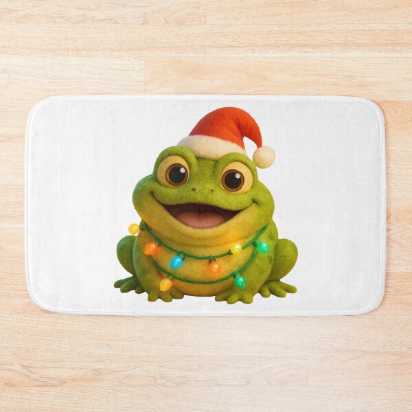 Item preview, Happy Bullfrog Christmas designed and sold by Sillytoe.