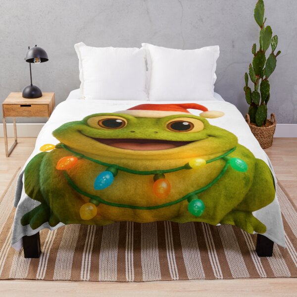 Item preview, Happy Bullfrog Christmas designed and sold by Sillytoe.