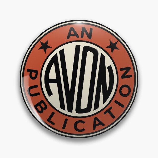 Item preview, Logotipo de cómic de la época anterior al Código Hays de Avon Publication • Arte pop vintage de la Edad de Oro designed and sold by wmxdesign.