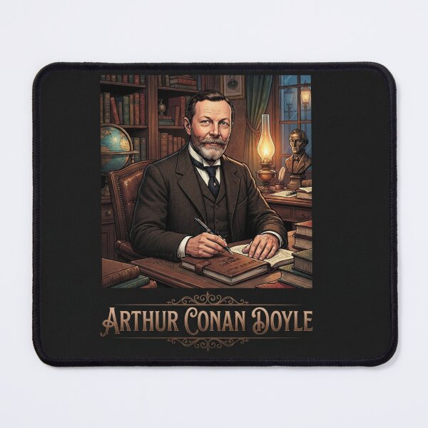 Item preview, Arthur Conan Doyle Vintage Study Portrait designed and sold by Owcomm.