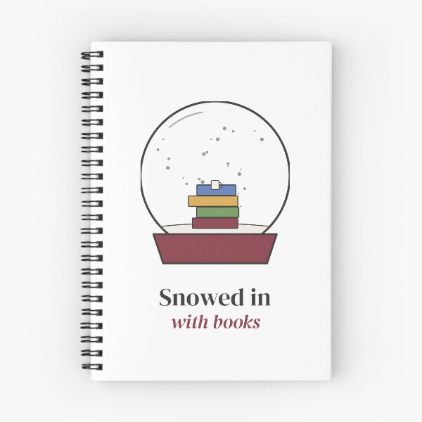 Item preview, Snowed In With Books - Snow Globe Book Lover Winter designed and sold by Rilindi.