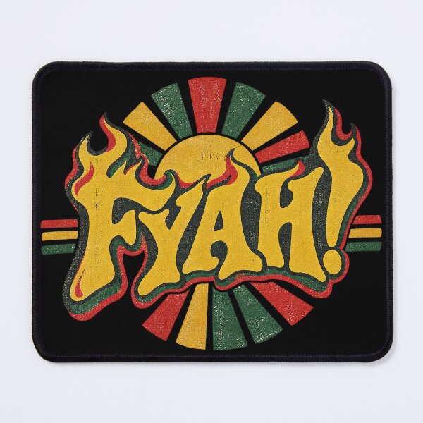 Item preview, Fyah! – Vintage Rasta Jamaican Reggae Slang designed and sold by Douglystuff.