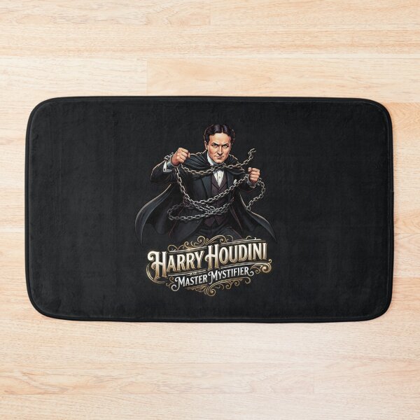 Item preview, Harry Houdini Master Mystifier Escape Artist Portrait    designed and sold by Owcomm.