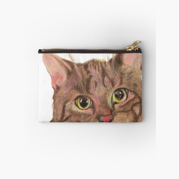 Item preview, Tabby, coloured pencil tabby cat portrait designed and sold by thekittykanvas.