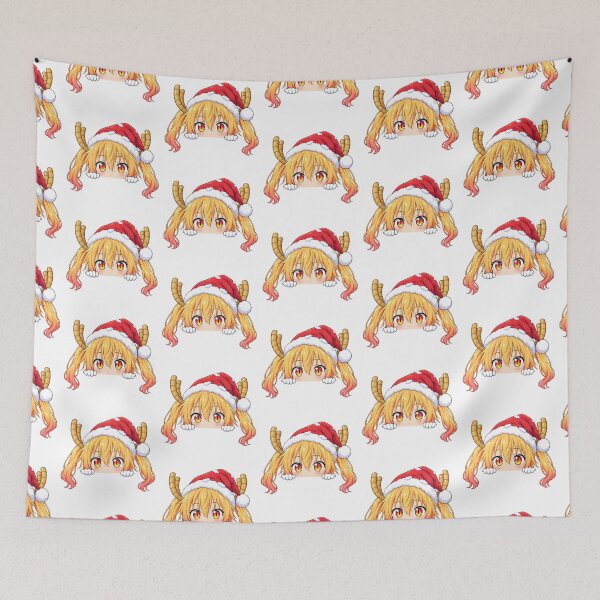 Item preview, Tohru Dragon Maid Christmas Peeking Chibi designed and sold by mildaclairmo.