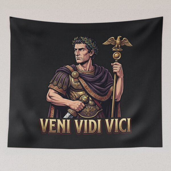 Item preview, Julius Caesar Veni Vidi Vici Historical Roman Emperor designed and sold by Owcomm.