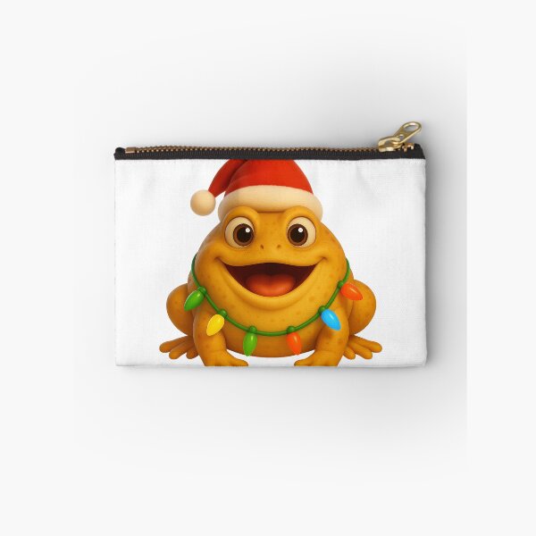 Item preview, Cheerful Burrowing Frog Christmas designed and sold by Sillytoe.