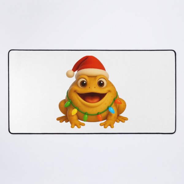 Item preview, Cheerful Burrowing Frog Christmas designed and sold by Sillytoe.