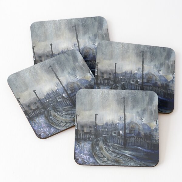 Item preview, train station rain designed and sold by glennbrady.