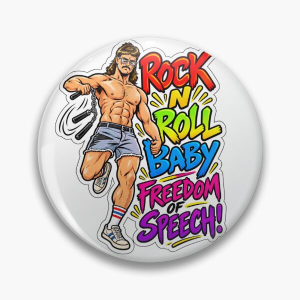 Item preview, Freedom of speech  rock n roll baby ghost world  designed and sold by ArtaxLives.