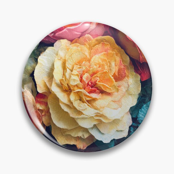 Item preview, Textured Palette‑Knife Roses  designed and sold by baksuart.