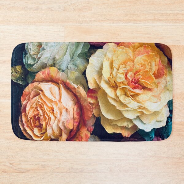 Item preview, Textured Palette‑Knife Roses  designed and sold by baksuart.