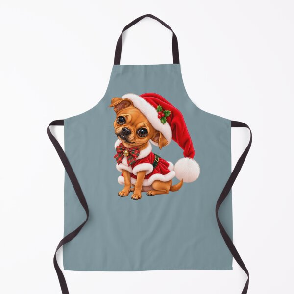 Item preview, Cute Christmas Chihuahua Puppy – Oversized Santa Hat Dog designed and sold by HO•Designs.