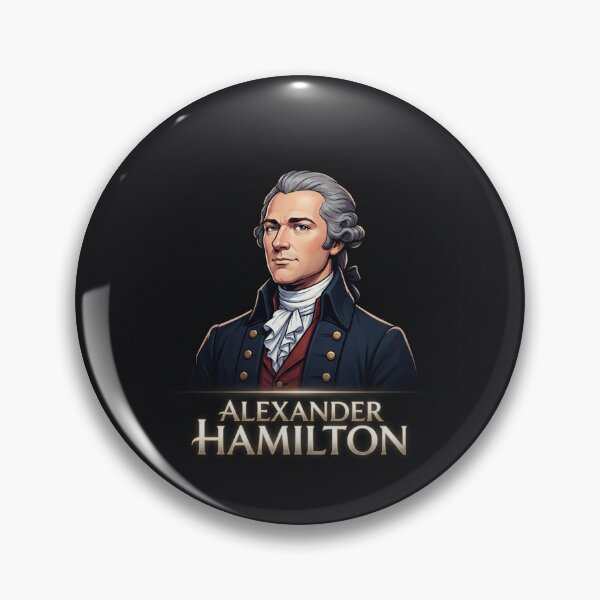 Item preview, Ilustración vectorial del retrato de Alexander Hamilton, uno de los Padres Fundadores. designed and sold by Owcomm.