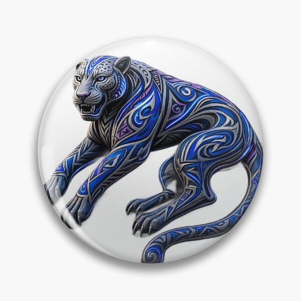 Item preview, Tribal Jaguar Totem — Geometric Spirit Design designed and sold by DragonsWay.
