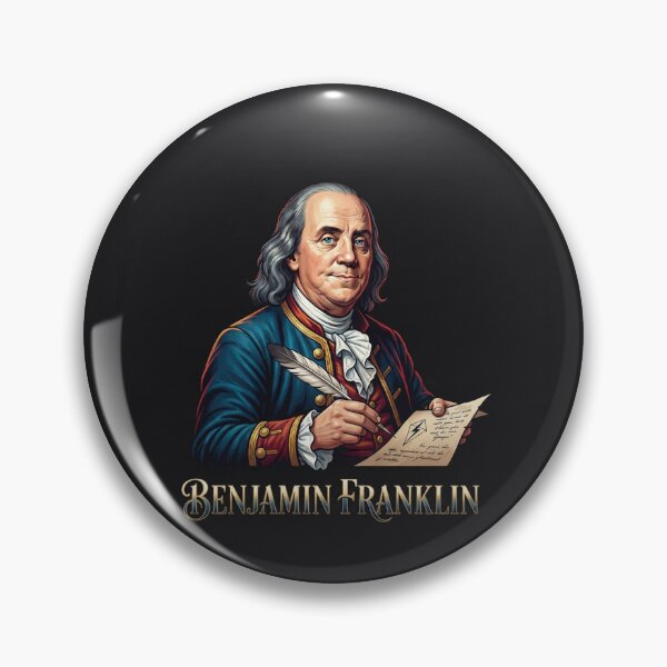 Item preview, Benjamin Franklin Founding Father Portrait Illustration designed and sold by Owcomm.