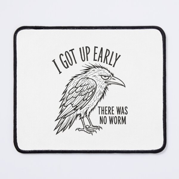Item preview, Funny Anti Morning Person Grumpy Early Bird Crow Graphic designed and sold by Designart68.