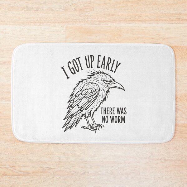 Item preview, Funny Anti Morning Person Grumpy Early Bird Crow Graphic    designed and sold by Designart68.