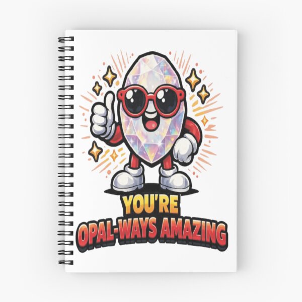 Item preview, Motivational Cartoon Opal Gem designed and sold by Mindful56.