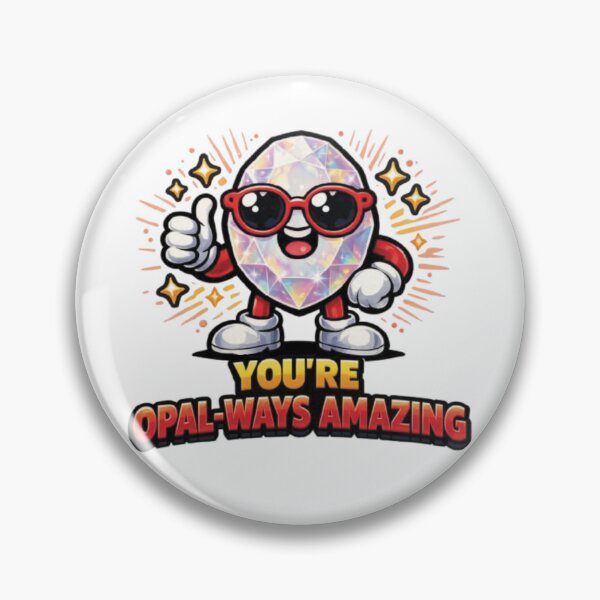 Item preview, Motivational Cartoon Opal Gem designed and sold by Mindful56.