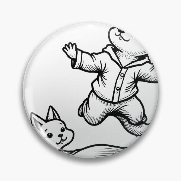 Artikelvorschau, Ferret Pajama Party Line Art Tattoo Flash entworfen und verkauft von Qubivibe.