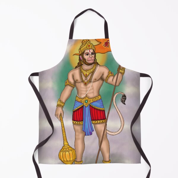 Item preview, Hanuman Digital Drawing | Hindu God Spiritual Artwork Illustration designed and sold by Harshit_Digital_Arts.