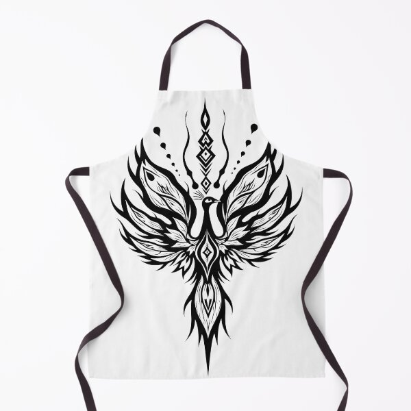 Item preview, Neo Deco Peacock Tattoo Flash - Bold Geometric Line Art designed and sold by Qubivibe.