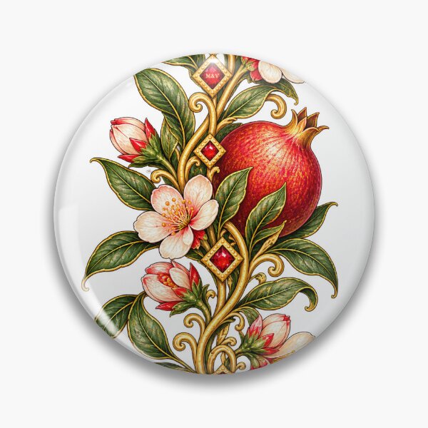 Item preview, Pomegranate Blossom Scrollwork designed and sold by Qenlo.