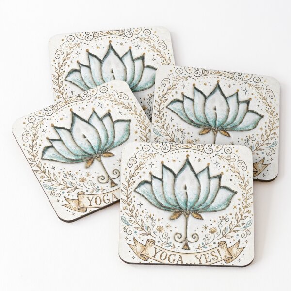 Item preview, Yoga Yes Crest designed and sold by artenvironments.