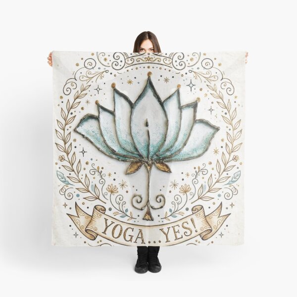 Item preview, Yoga Yes Crest designed and sold by artenvironments.