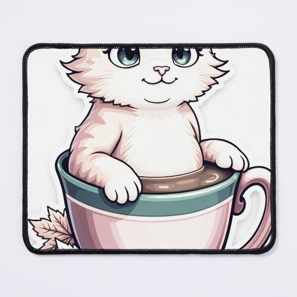 Item preview, Pumpkin Spice Cat in Coffee Cup designed and sold by Qubivibe.