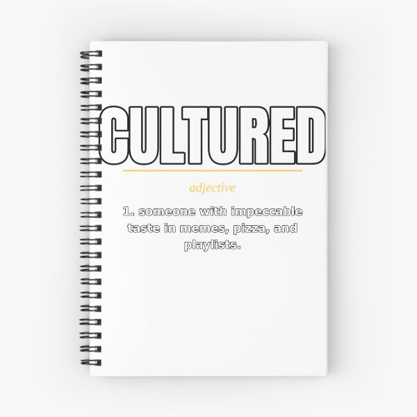 Artikelvorschau, Definition von „kultiviert“ – Lustiges Wörterbuch entworfen und verkauft von Redhock.