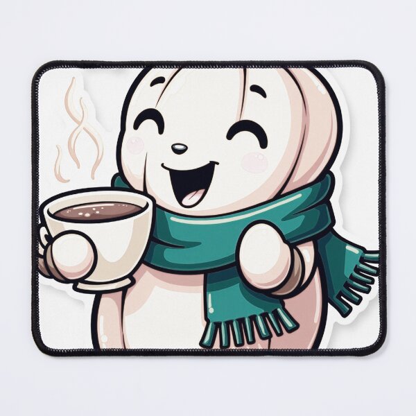 Item preview, Pumpkin Spice Coffee Bean Character Tattoo Flash designed and sold by Qubivibe.