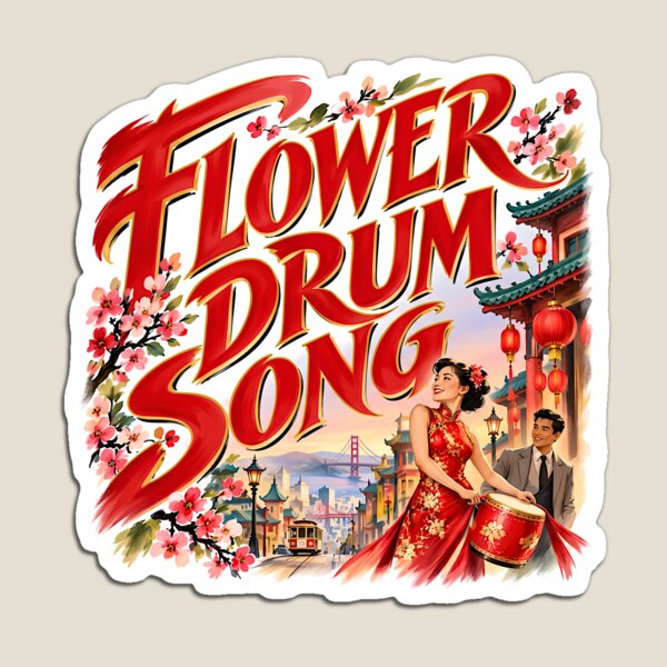 Item preview, Flower Drum Song the Musical designed and sold by Lyric Vault - Rock on.