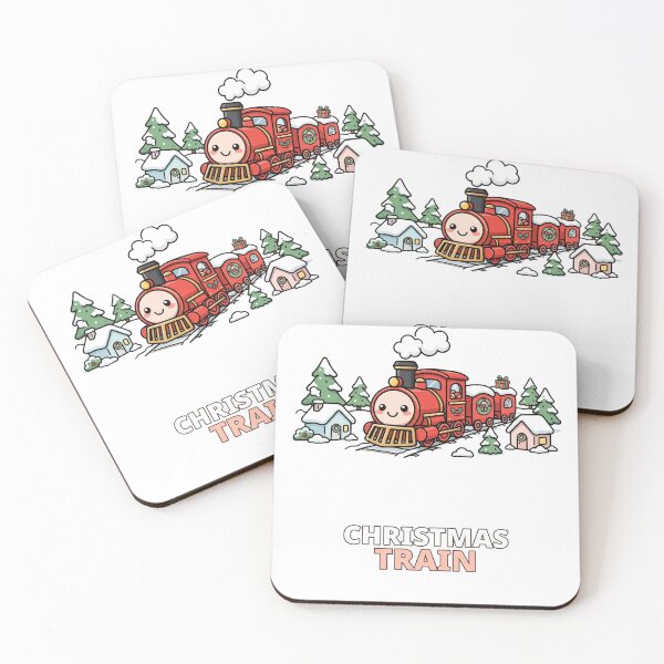 Item preview, Christmas Train Winter Village Toy designed and sold by ThreeFlyingAces.