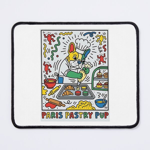 Item preview, French Bulldog Pastry Chef designed and sold by PictoVibe.