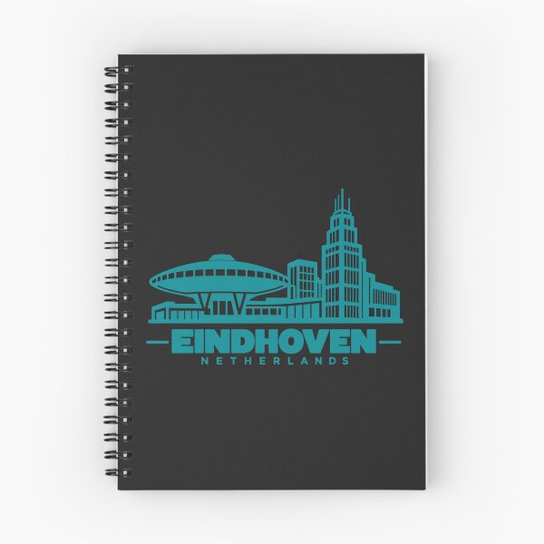 Item preview, Eindhoven North Brabant Netherlands Line Art Skyline Poster designed and sold by CMYKStudio.