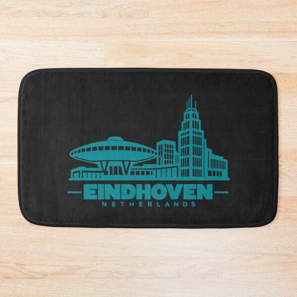 Item preview, Eindhoven North Brabant Netherlands Line Art Skyline Poster designed and sold by CMYKStudio.
