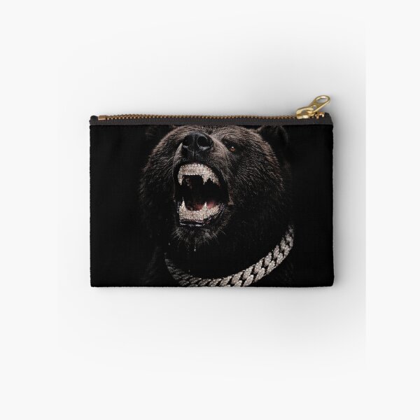 Item preview, Grizzly Bear with Grillz designed and sold by NF Designs Studio DTF.