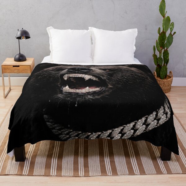Item preview, Grizzly Bear with Grillz designed and sold by NF Designs Studio DTF.