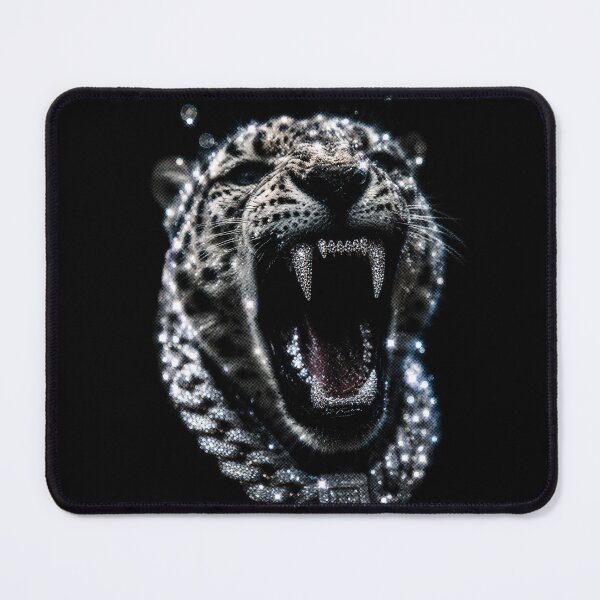Item preview, Leopard with Diamond Fangs designed and sold by NF Designs Studio DTF.