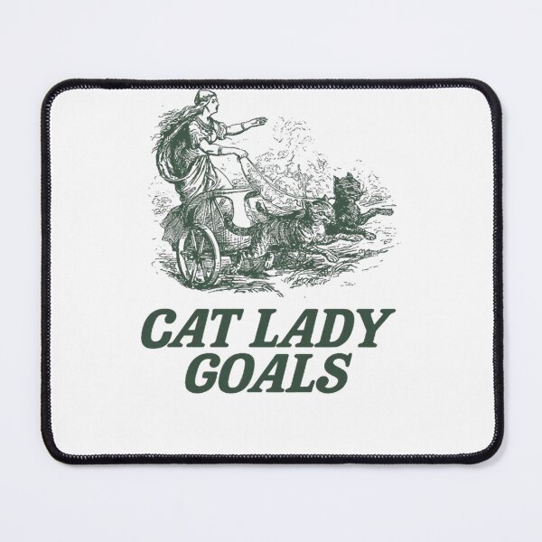 Item preview, Vintage Mythological Cat Lady Goals Sketch designed and sold by RossIsaac57.