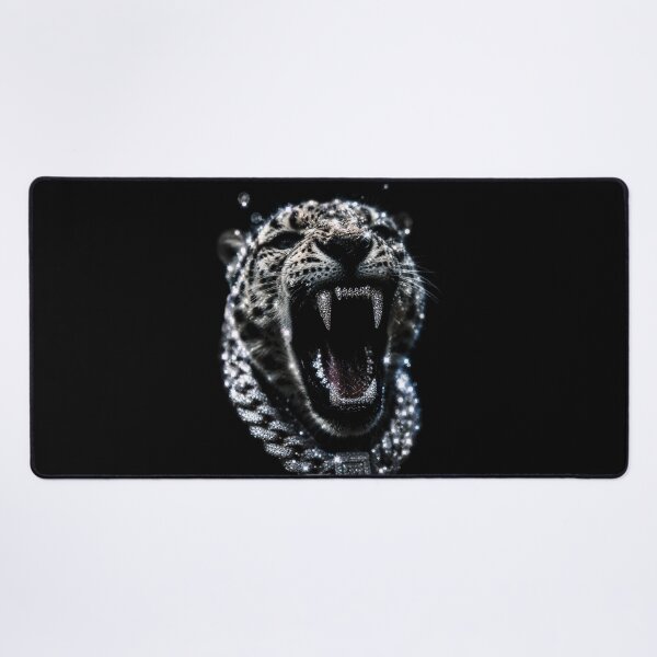 Item preview, Leopard with Diamond Fangs designed and sold by NF Designs Studio DTF.