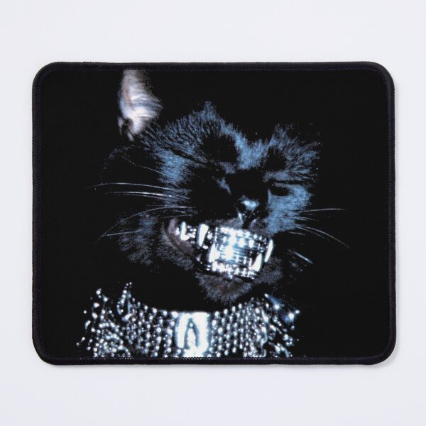Item preview, Black Cat with Grillz designed and sold by NF Designs Studio DTF.