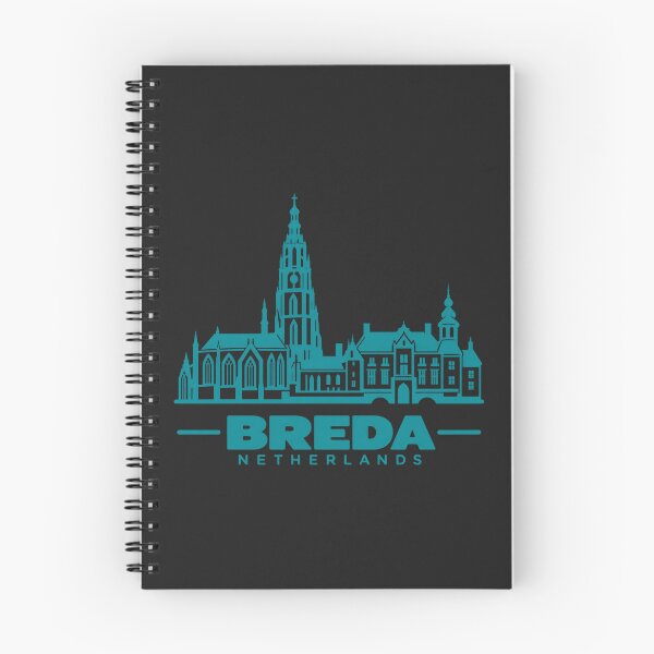 Item preview, Breda North Brabant Netherlands Line Art Landmark Poster designed and sold by CMYKStudio.