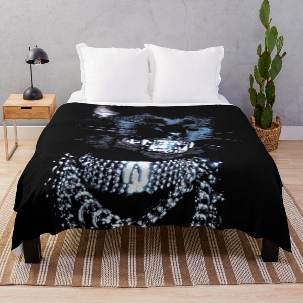 Item preview, Black Cat with Grillz designed and sold by NF Designs Studio DTF.