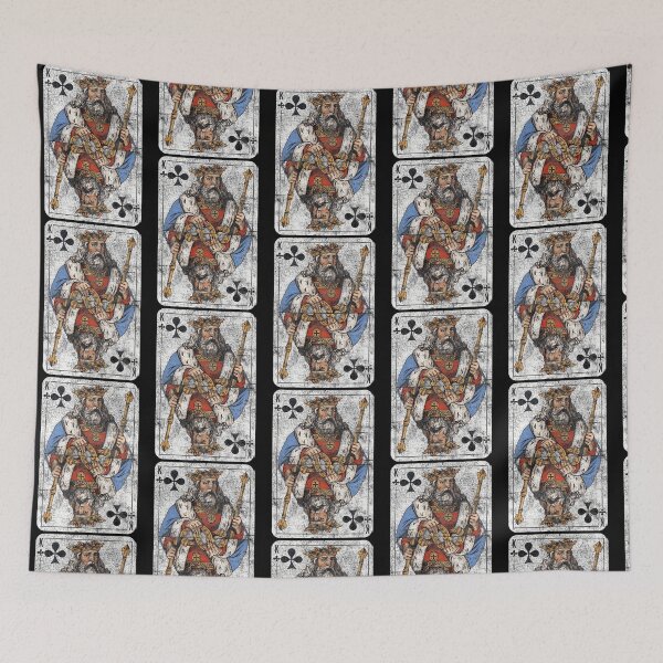 Item preview, Distressed King of Clubs Playing Card Graphic designed and sold by ArsRuots9.